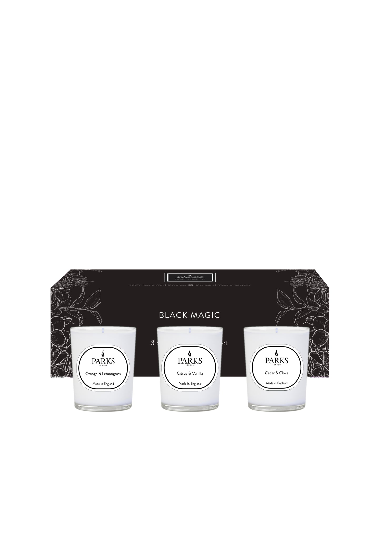 BLACK MAGIC 3X75G CANDLE GIFT SET 1