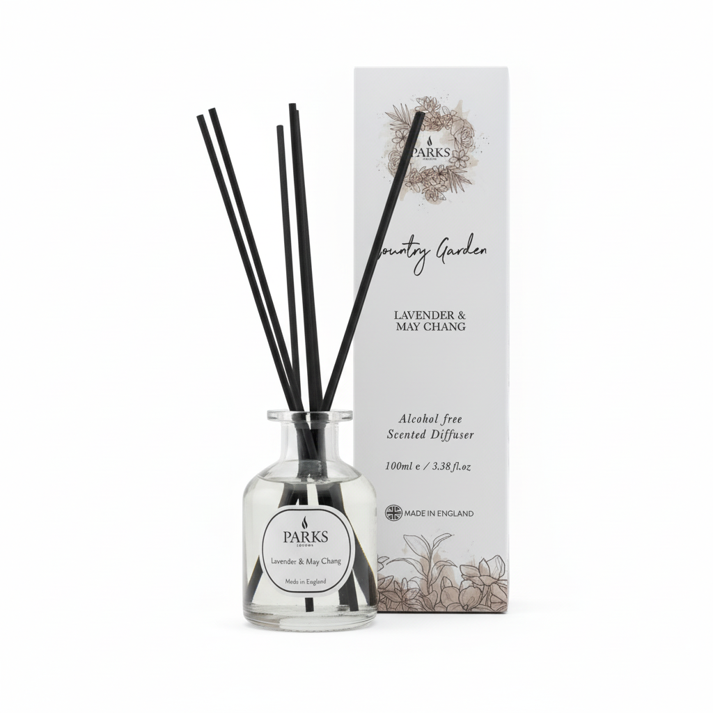 COUNTRY GARDEN 100ML REED DIFFUSER LAVENDER & MAY CHANG