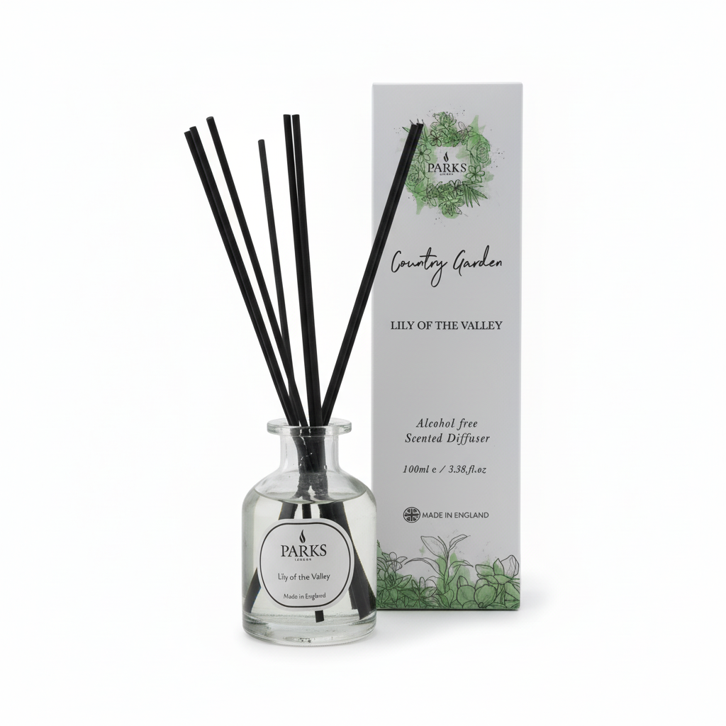 COUNTRY GARDEN 100ML REED DIFFUSER LILY OF THE VALLEY