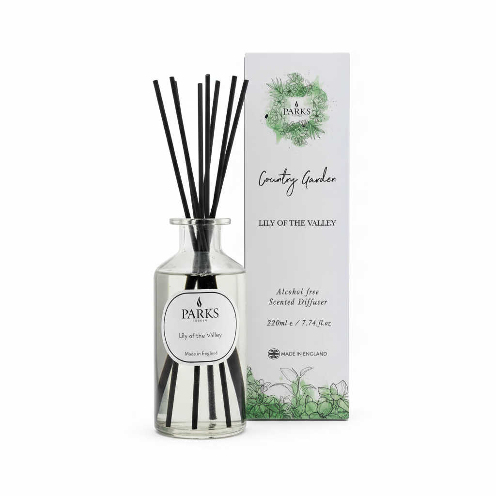 COUNTRY GARDEN 220ML REED DIFFUSER LILY OF THE VALLEY