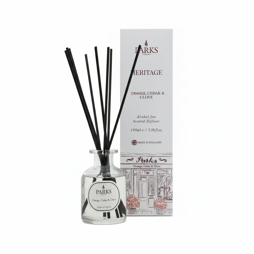 HERITAGE 100ML REED DIFFUSER ORANGE, CEDAR & CLOVE