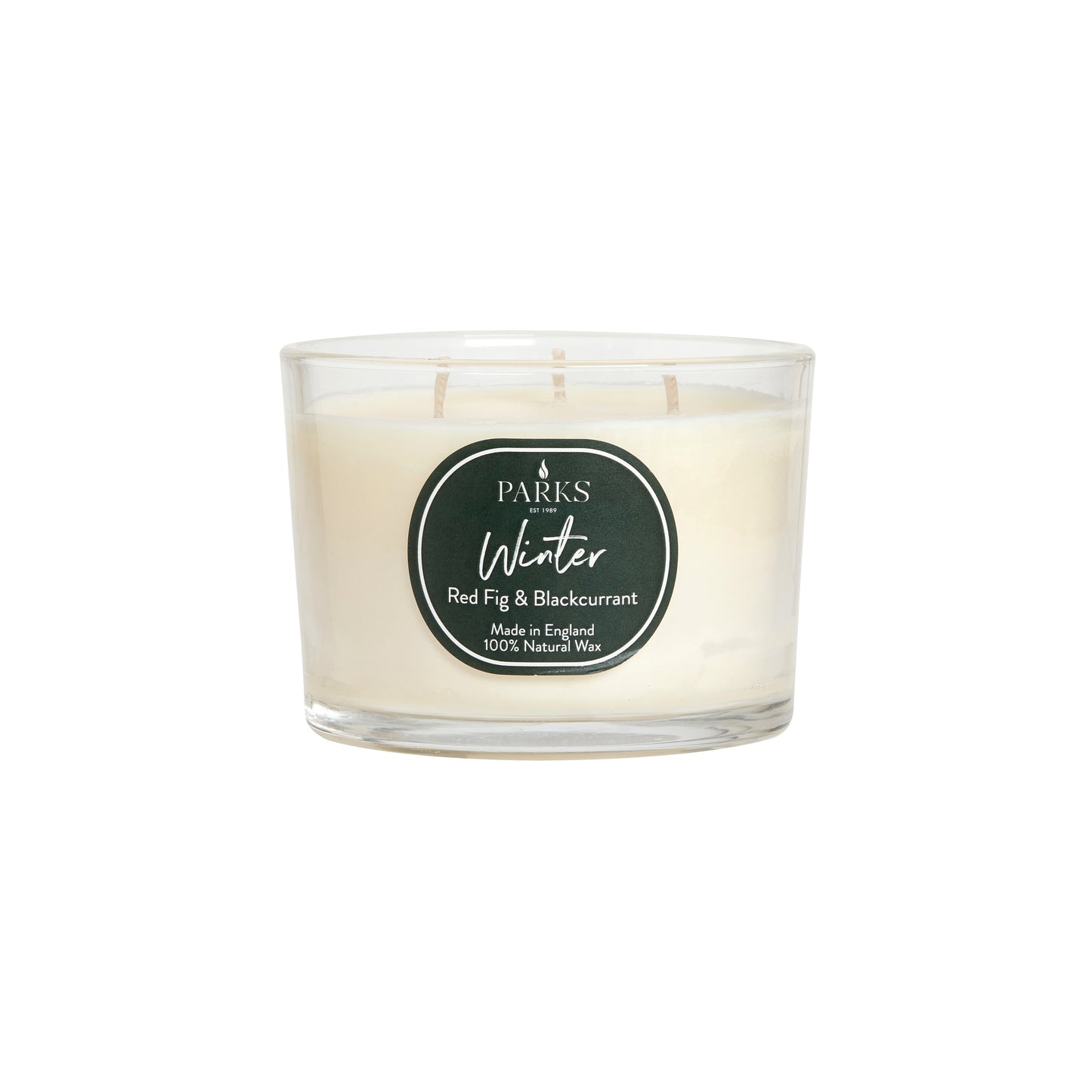 PARKS WINTER - 3 WICK CANDLE 350G RED FIG & BLACKCURRANT