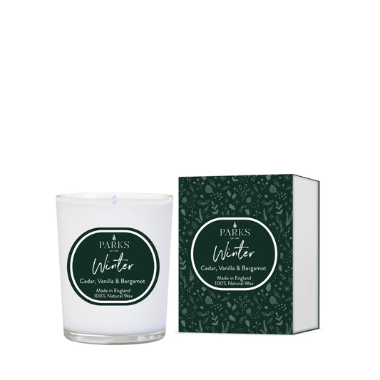 PARKS WINTER - CANDLE 180G Cedar, Vanilla & Bergamot