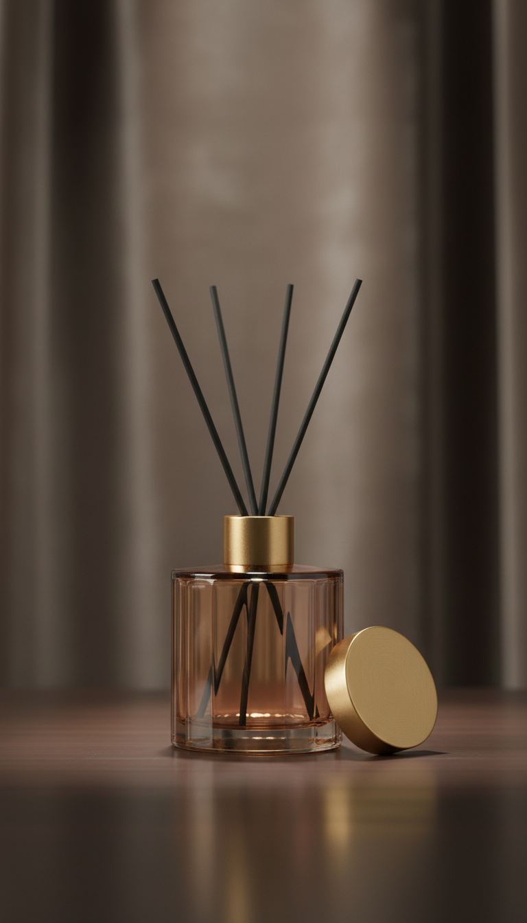Reed diffuser limited edition in smoky noir