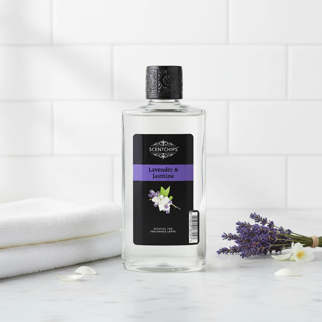 Lavender & Jasmine 475ml Scentoil for Scentchips oil burners