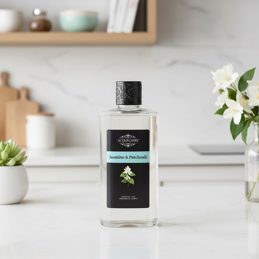 Jasmine & Patchouli 475ml Scentoil for Scentchips oil burners