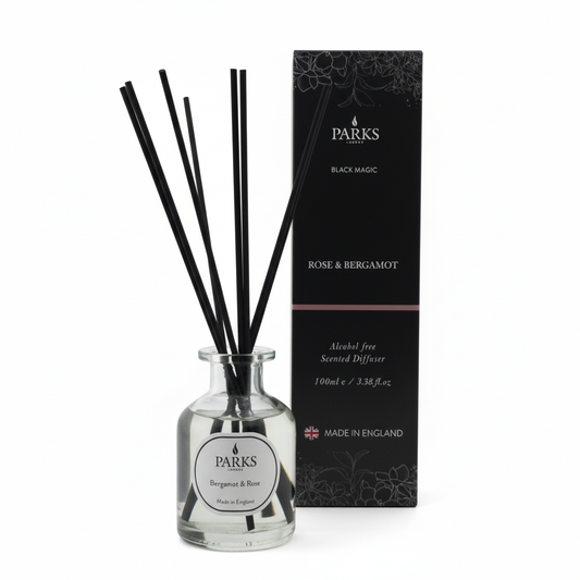 BLACK MAGIC 100ML REED DIFFUSER BERGAMOT & ROSE