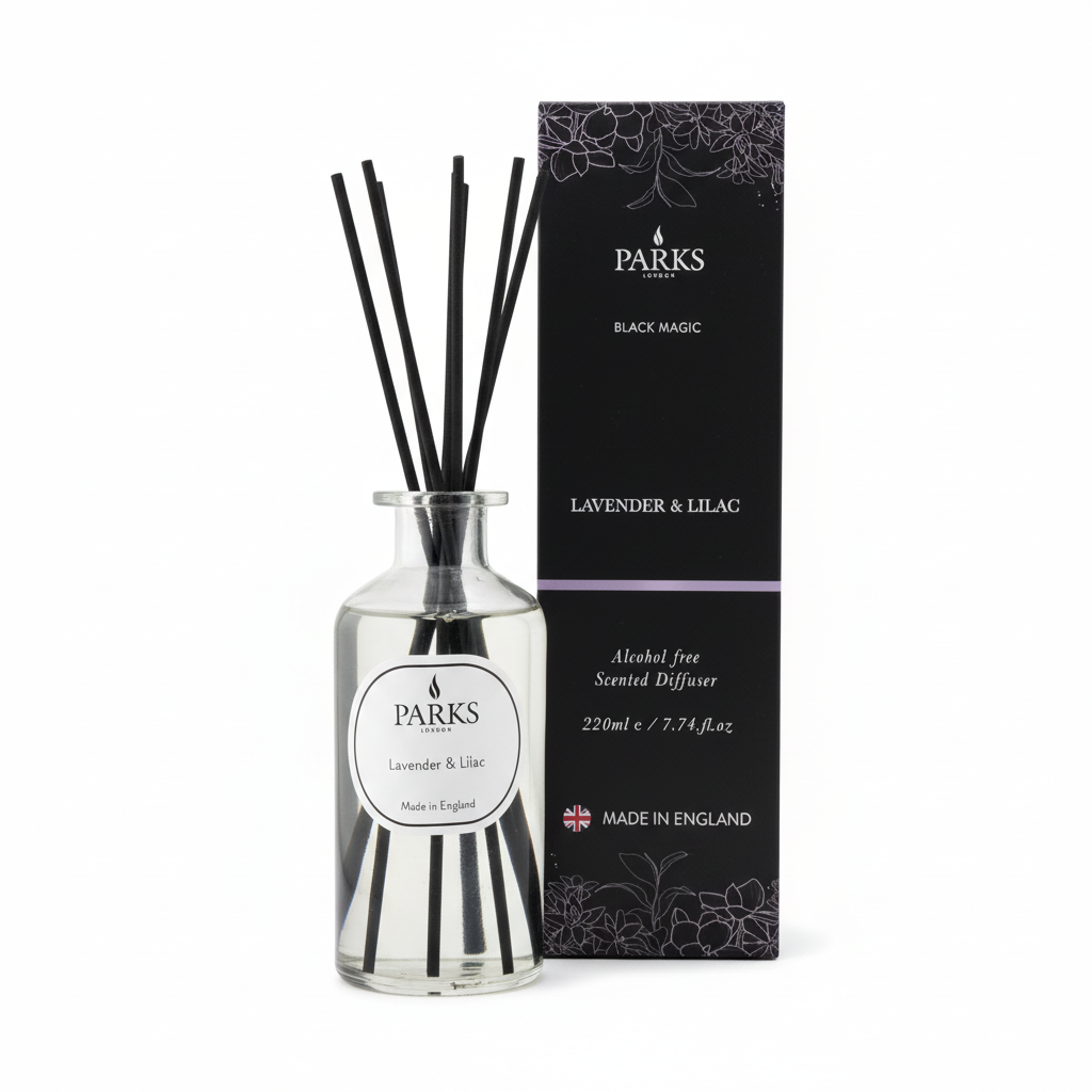 BLACK MAGIC 220ML REED DIFFUSER LAVENDER & LILAC