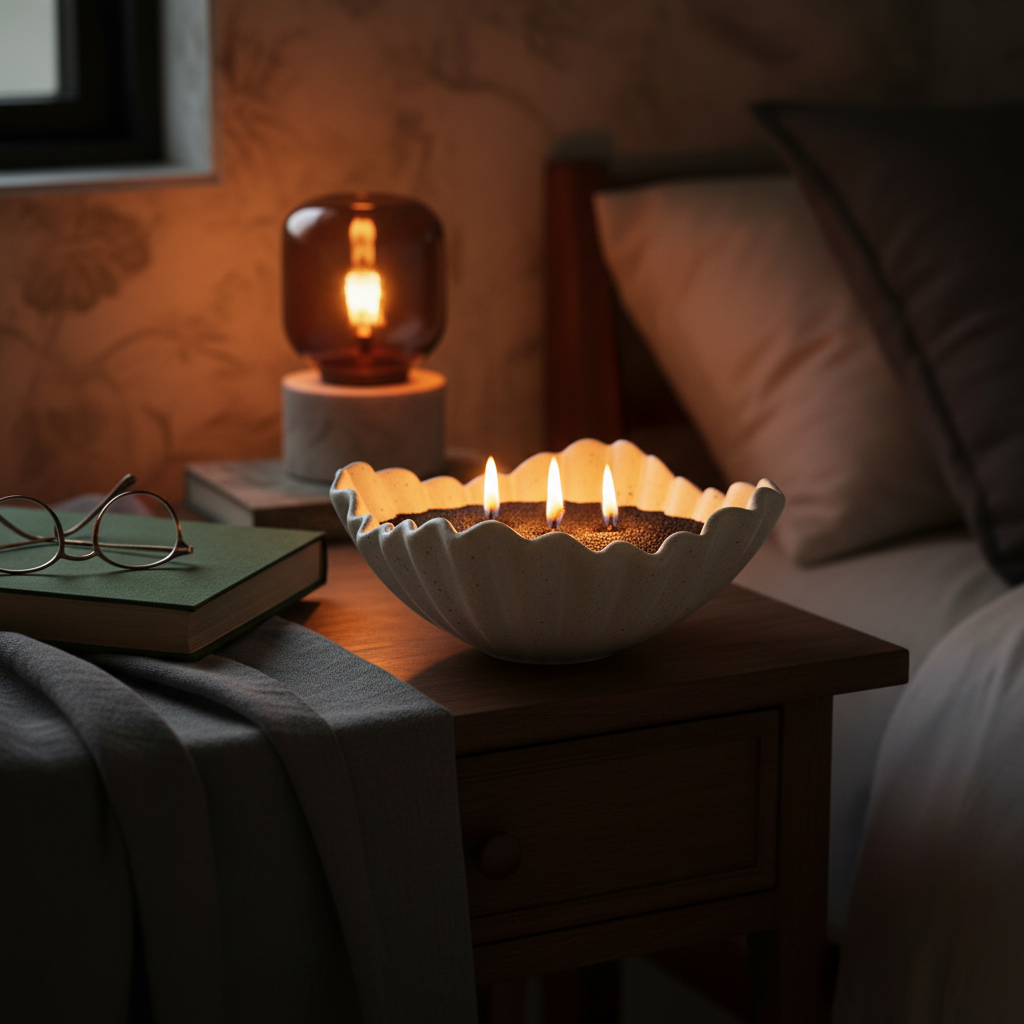 Candle wax Sand Black 500g