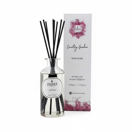 COUNTRY GARDEN 220ML REED DIFFUSER WILD ROSE