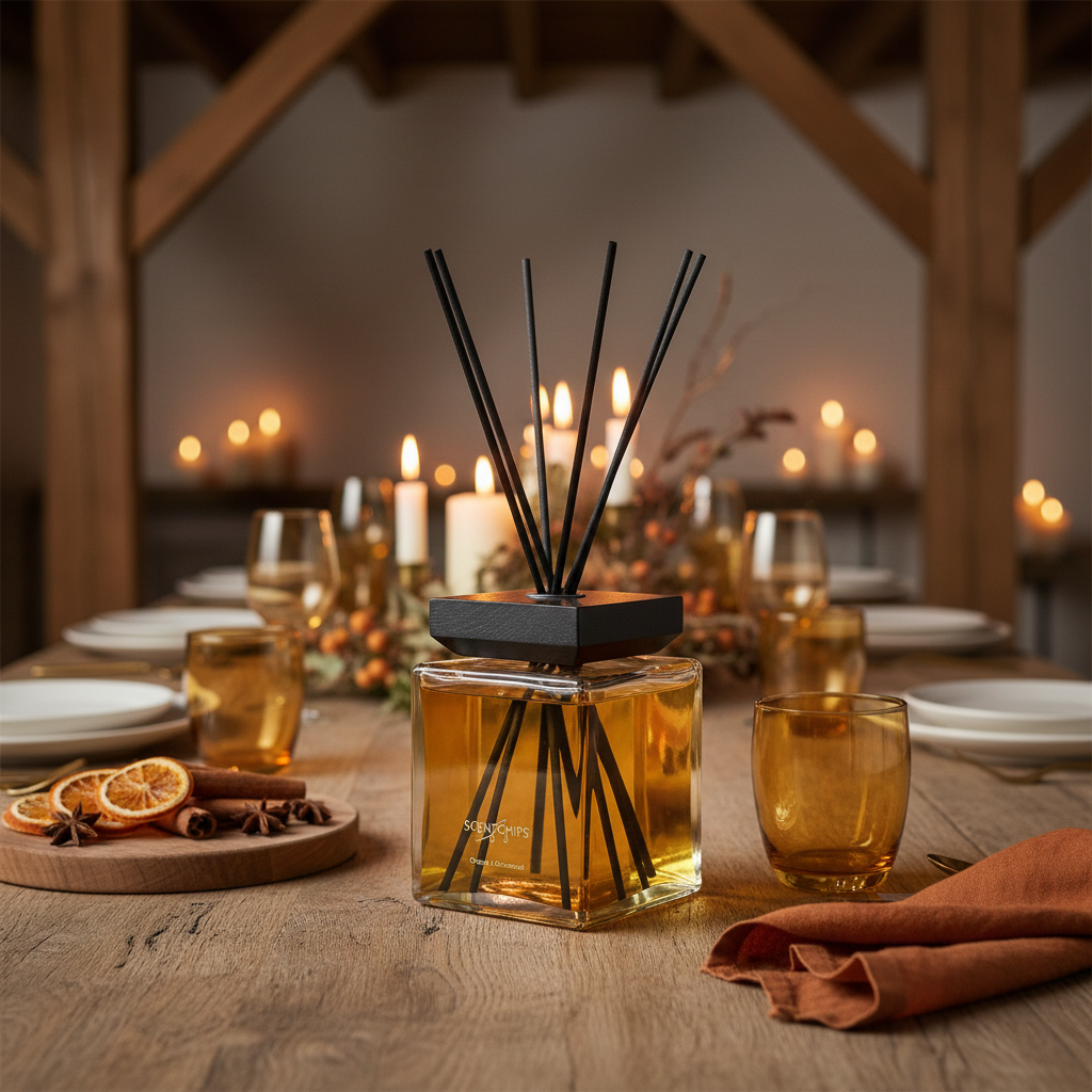 Reed Diffuser Square Orange & Cedarwood 1000ml
