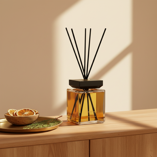 Reed Diffuser Square Orange & Cedarwood 1000ml