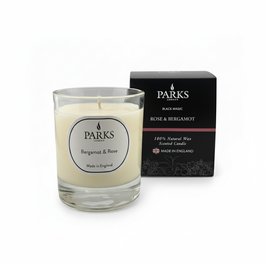 BLACK MAGIC 180G CANDLE BERGAMOT & ROSE
