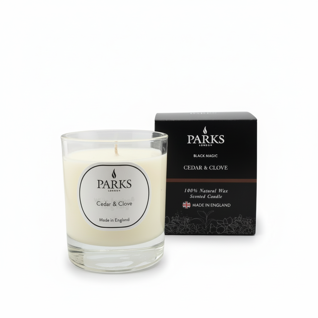 BLACK MAGIC 180G CANDLE CEDAR & CLOVE