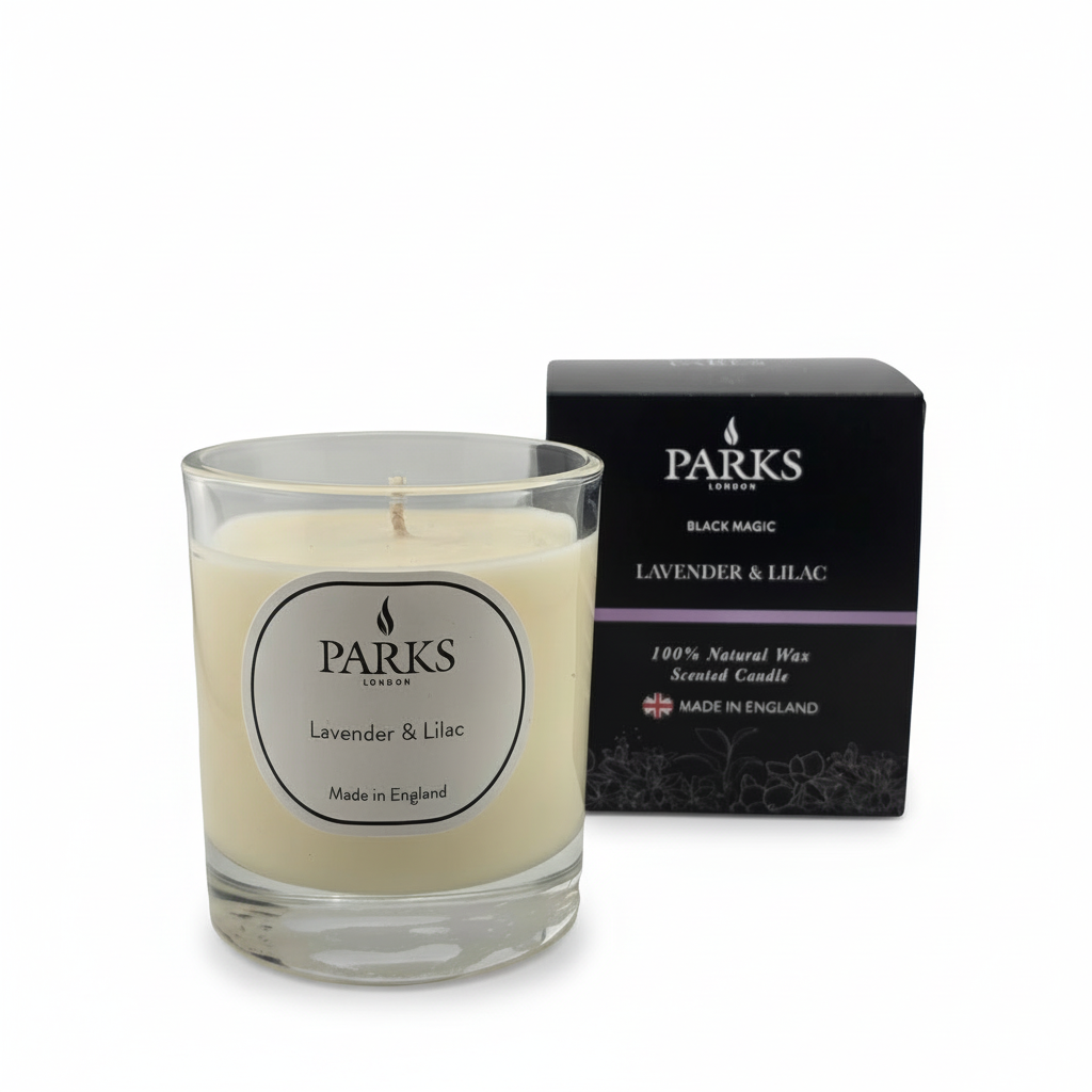 BLACK MAGIC 180G CANDLE LAVENDER & LILAC
