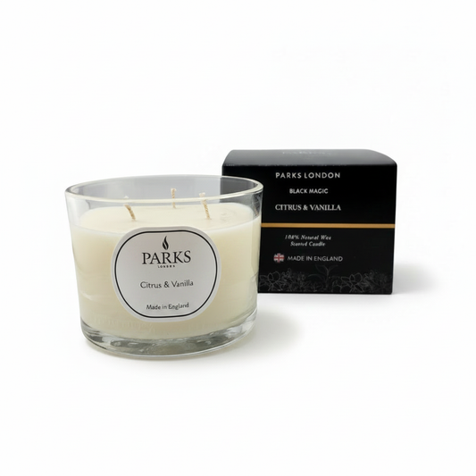 BLACK MAGIC 350G CANDLE CITRUS & VANILLA