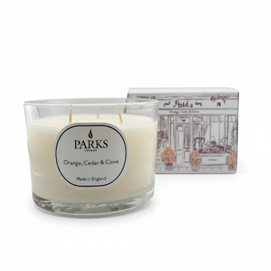 HERITAGE 350G CANDLE ORANGE, CEDAR & CLOVE