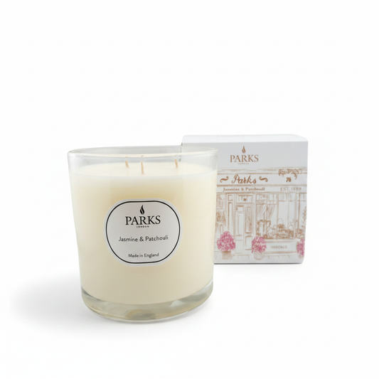 HERITAGE 650G CANDLE JASMINE & PATCHOULI