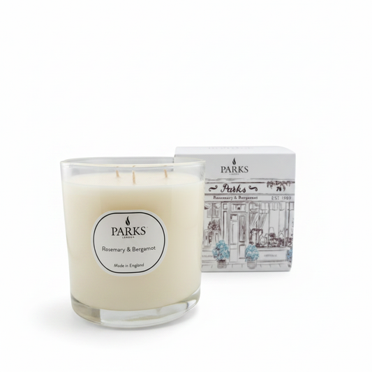 HERITAGE 650G CANDLE ROSEMARY & BERGAMOT