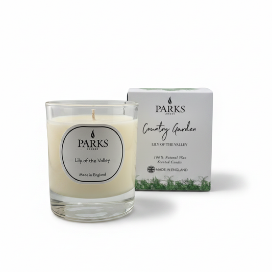 COUNTRY GARDEN 180G CANDLE LILY OF THE VALLEY