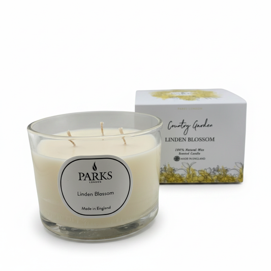 COUNTRY GARDEN 350G CANDLE LINDEN BLOSSOM