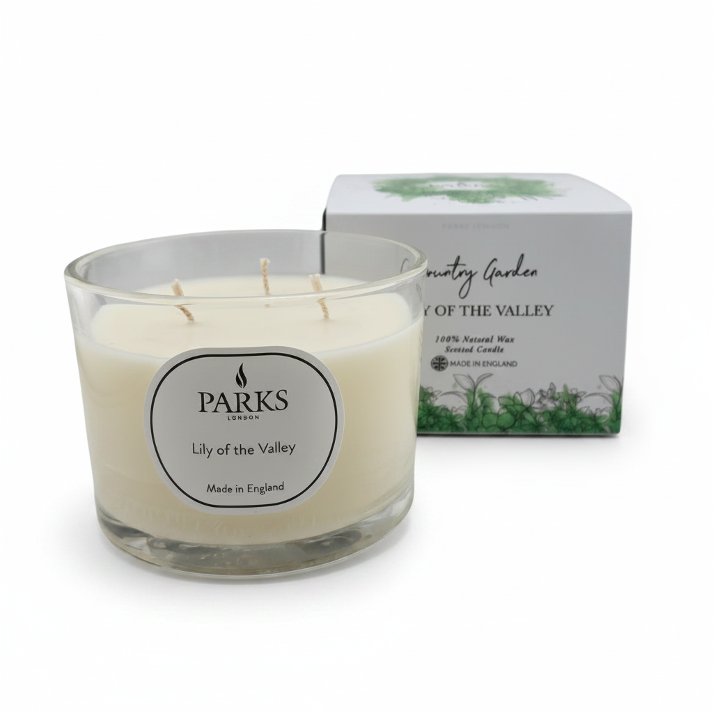 COUNTRY GARDEN 350G CANDLE LILY OF THE VALLEY