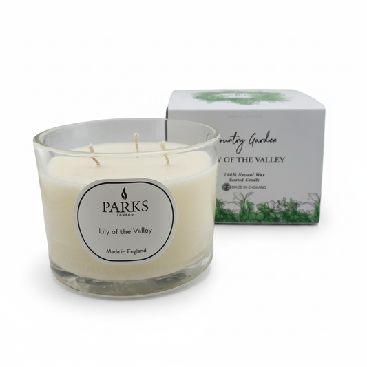 COUNTRY GARDEN 350G CANDLE LILY OF THE VALLEY