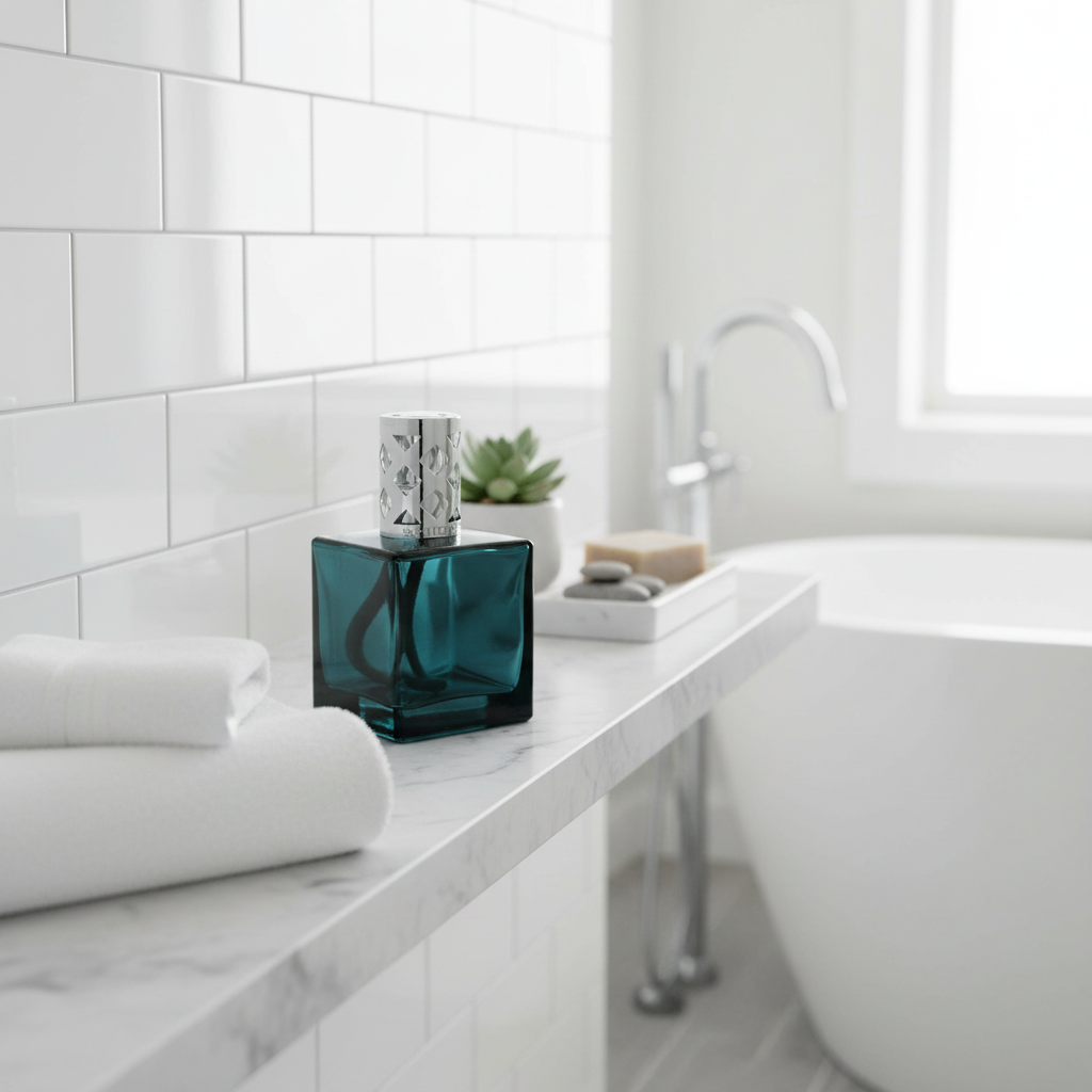 ScentLamp Square Petrol Blue