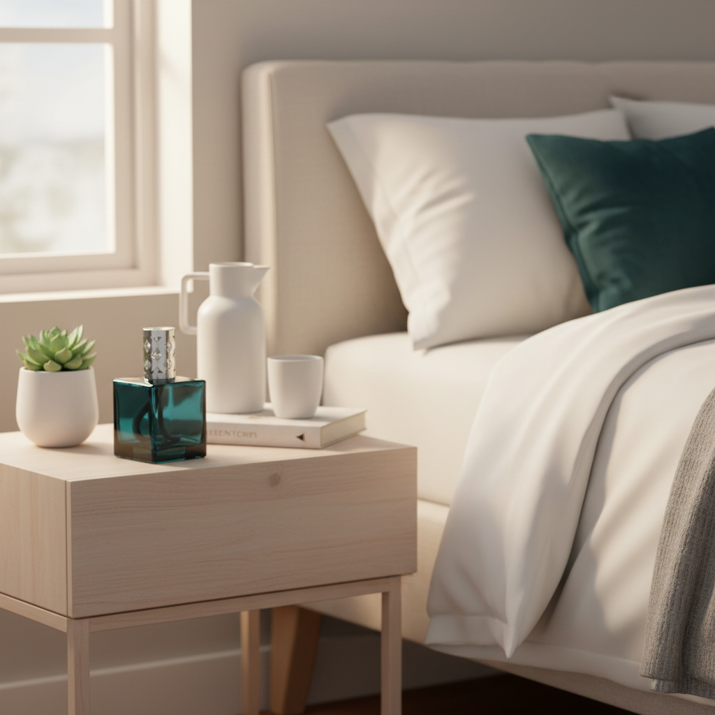 ScentLamp Square Petrol Blue