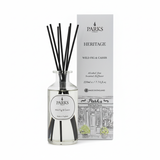 HERITAGE 220ML REED DIFFUSER WILD FIG & CASSIS