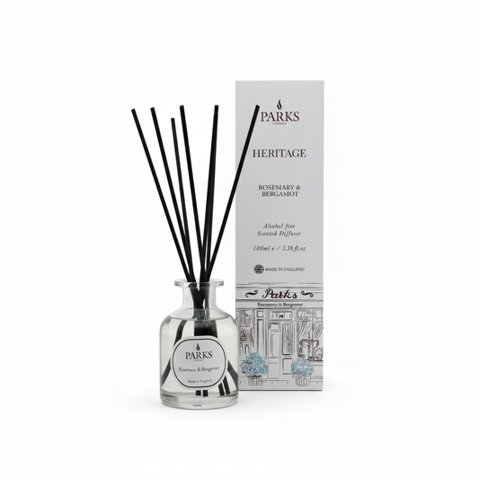 HERITAGE 100ML REED DIFFUSER ROSEMARY & BERGAMOT
